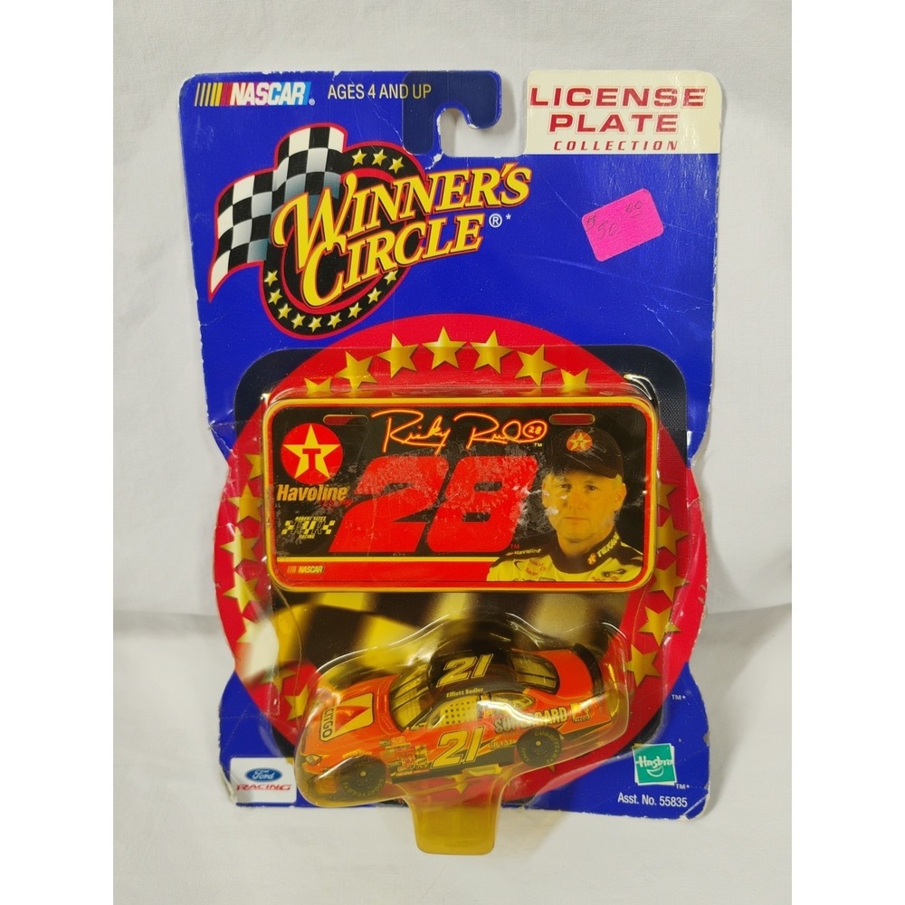 Winners Circle Ricky Rudd #28 Havoline‎ License Plate Collection NEW NASCAR